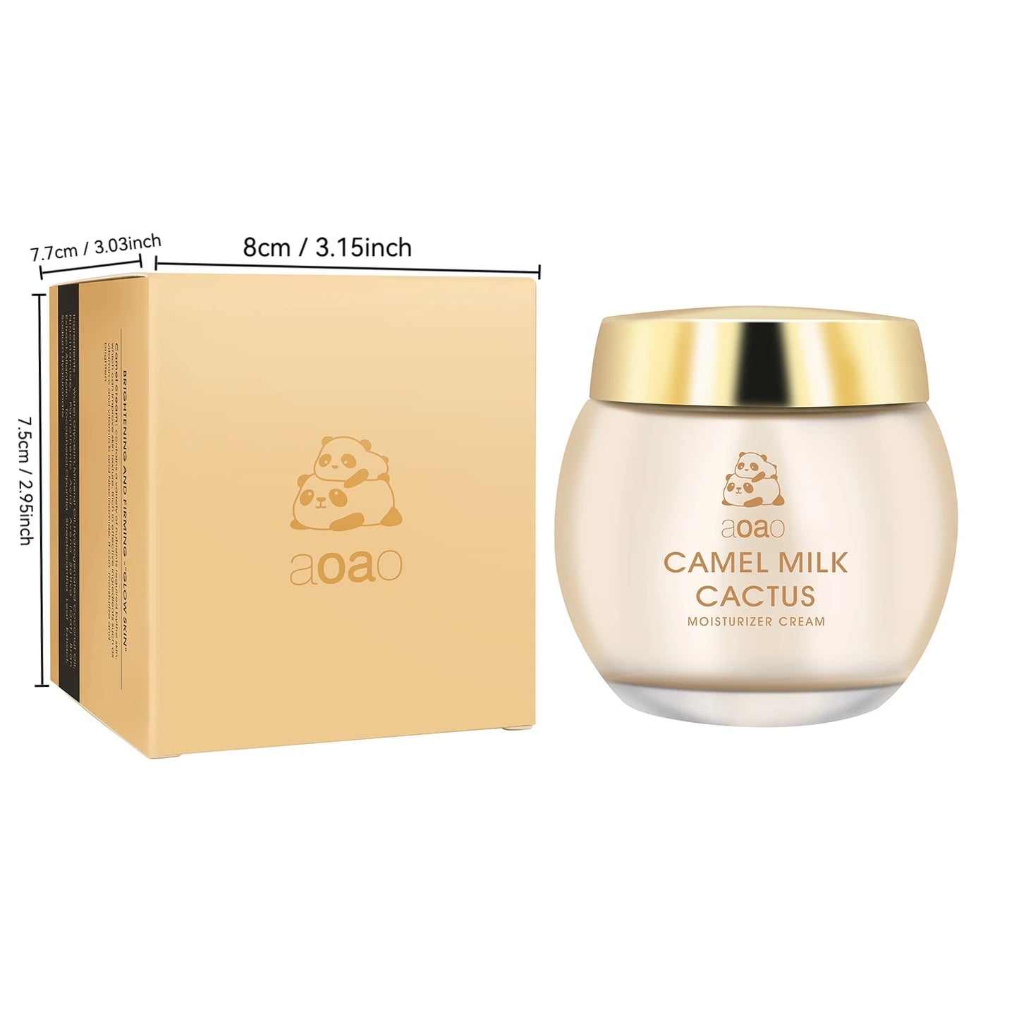 130G Camel Milk Cactus Moisturizing Miracle Cream Firms and Nourishes the Skin All-In-One Moisturizer