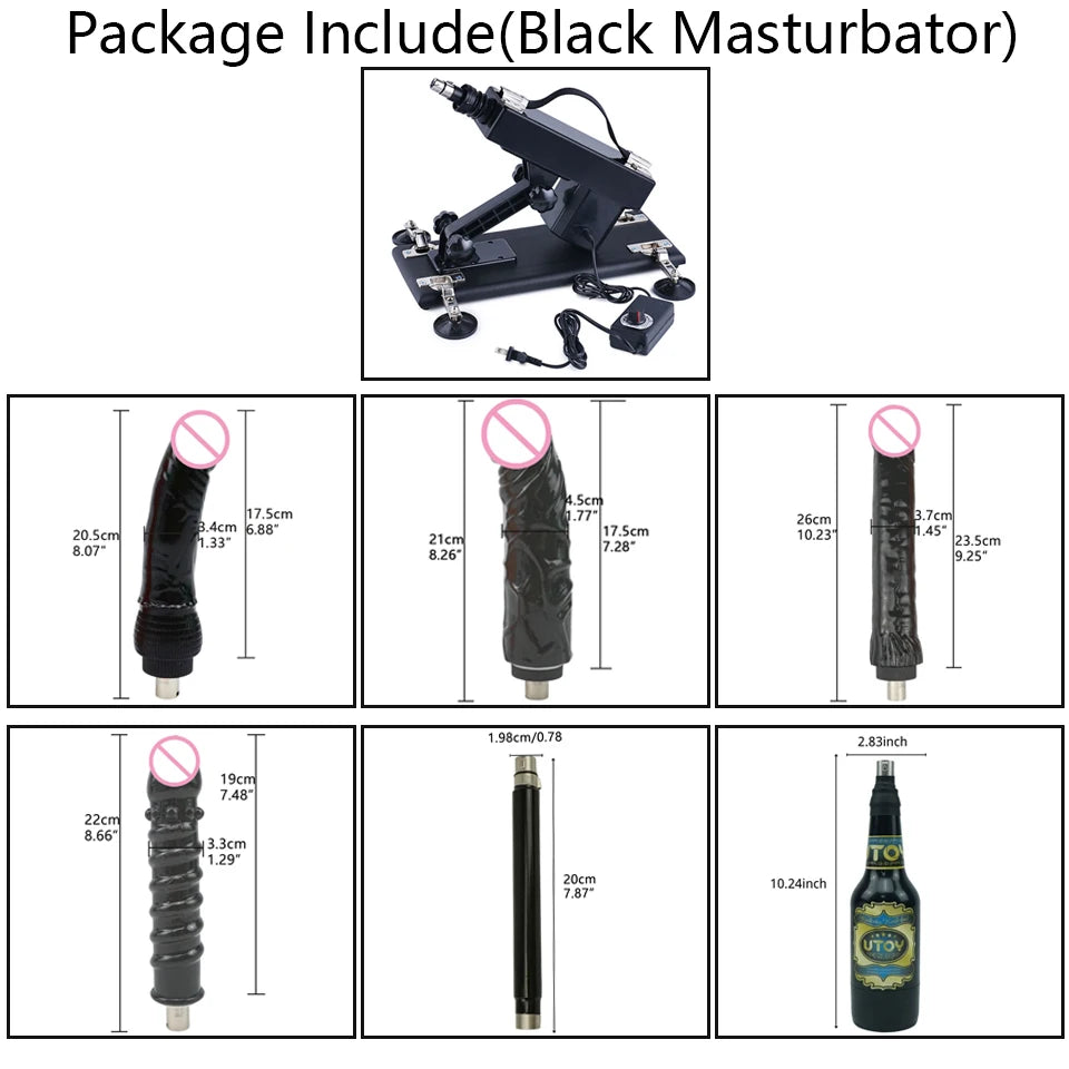 ROUGH BEAST 3XLR Sex Machine with Dildo Attachment for Women and Man Automatic Masturbation Machine Telescopic Sex Toys Products