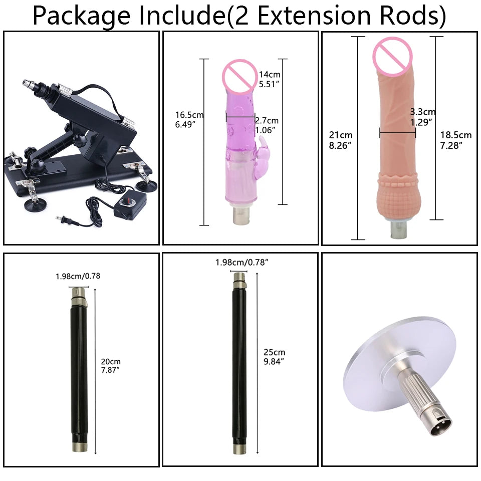 ROUGH BEAST 3XLR Sex Machine with Dildo Attachment for Women and Man Automatic Masturbation Machine Telescopic Sex Toys Products