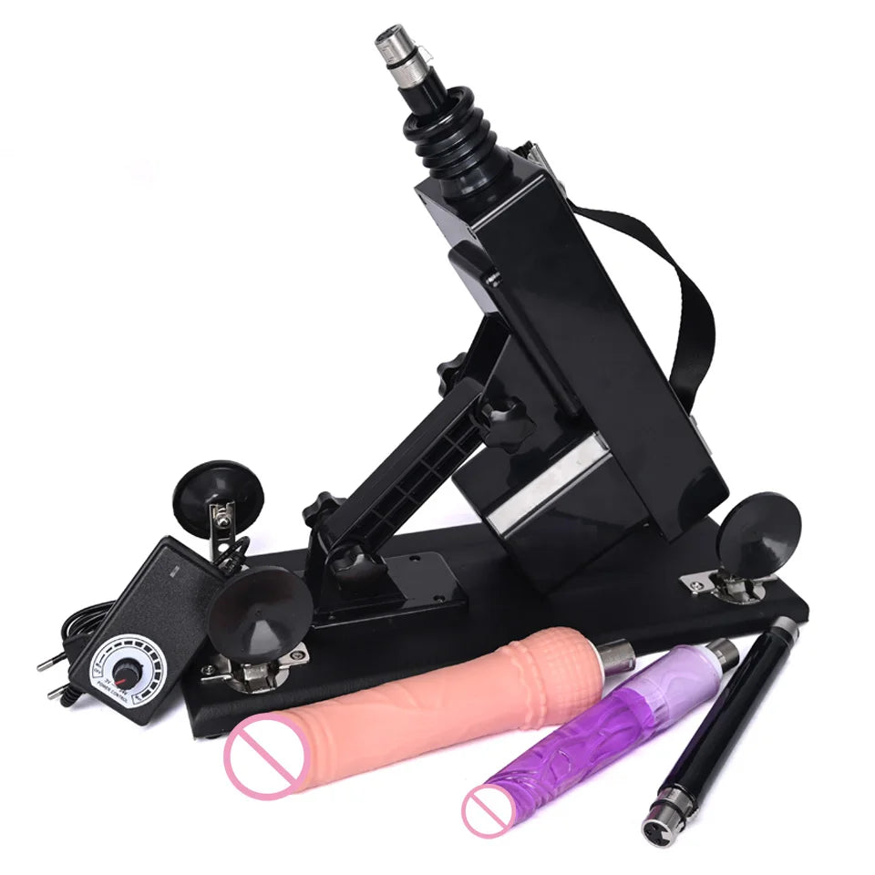 ROUGH BEAST 3XLR Sex Machine with Dildo Attachment for Women and Man Automatic Masturbation Machine Telescopic Sex Toys Products
