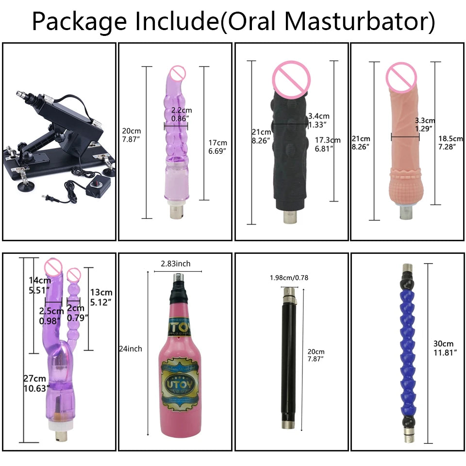 ROUGH BEAST 3XLR Sex Machine with Dildo Attachment for Women and Man Automatic Masturbation Machine Telescopic Sex Toys Products