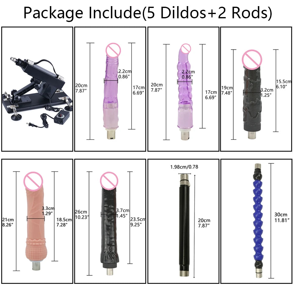 ROUGH BEAST 3XLR Sex Machine with Dildo Attachment for Women and Man Automatic Masturbation Machine Telescopic Sex Toys Products