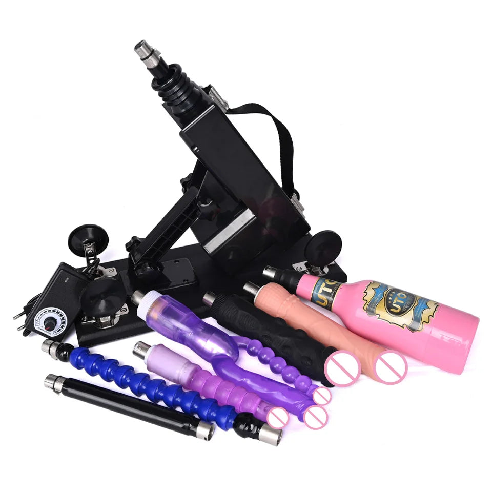 ROUGH BEAST 3XLR Sex Machine with Dildo Attachment for Women and Man Automatic Masturbation Machine Telescopic Sex Toys Products