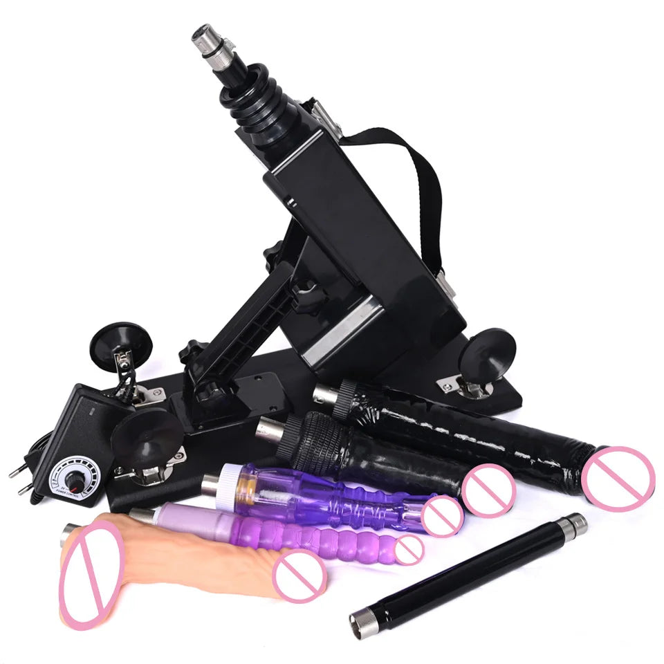 ROUGH BEAST 3XLR Sex Machine with Dildo Attachment for Women and Man Automatic Masturbation Machine Telescopic Sex Toys Products