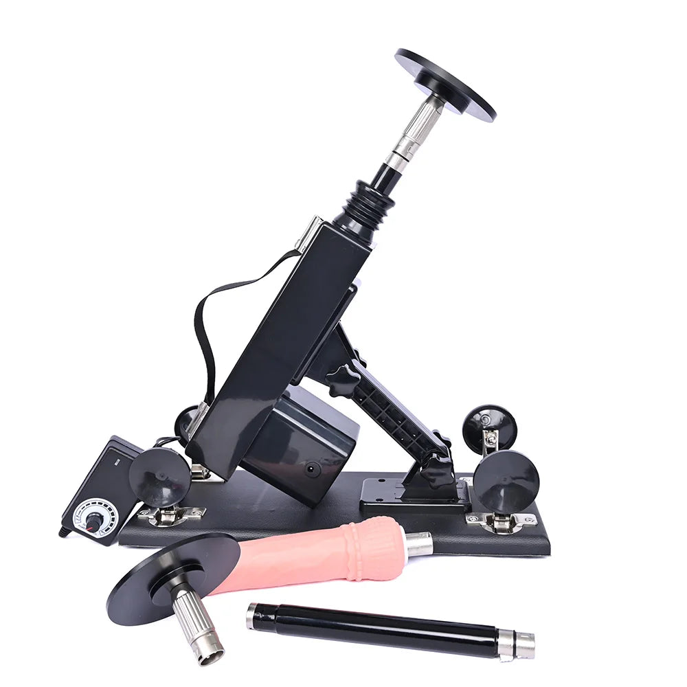 ROUGH BEAST 3XLR Sex Machine with Dildo Attachment for Women and Man Automatic Masturbation Machine Telescopic Sex Toys Products