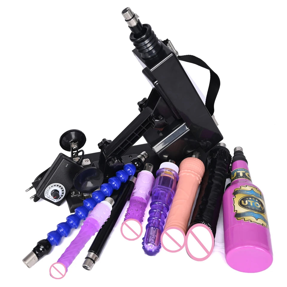 ROUGH BEAST 3XLR Sex Machine with Dildo Attachment for Women and Man Automatic Masturbation Machine Telescopic Sex Toys Products