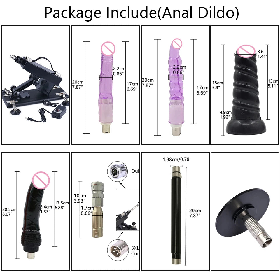 ROUGH BEAST 3XLR Sex Machine with Dildo Attachment for Women and Man Automatic Masturbation Machine Telescopic Sex Toys Products