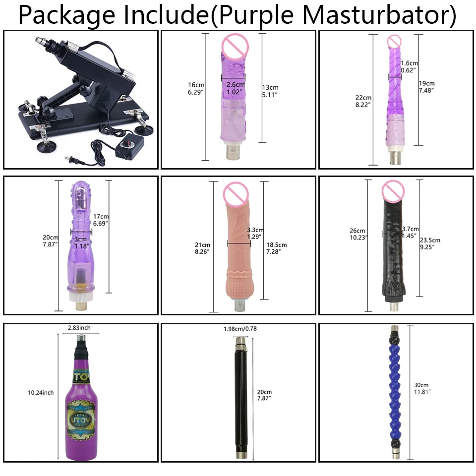 ROUGH BEAST 3XLR Sex Machine with Dildo Attachment for Women and Man Automatic Masturbation Machine Telescopic Sex Toys Products