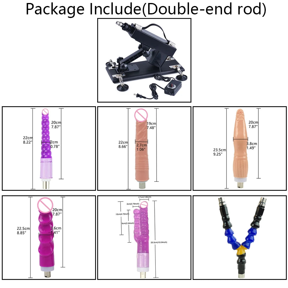 ROUGH BEAST 3XLR Sex Machine with Dildo Attachment for Women and Man Automatic Masturbation Machine Telescopic Sex Toys Products
