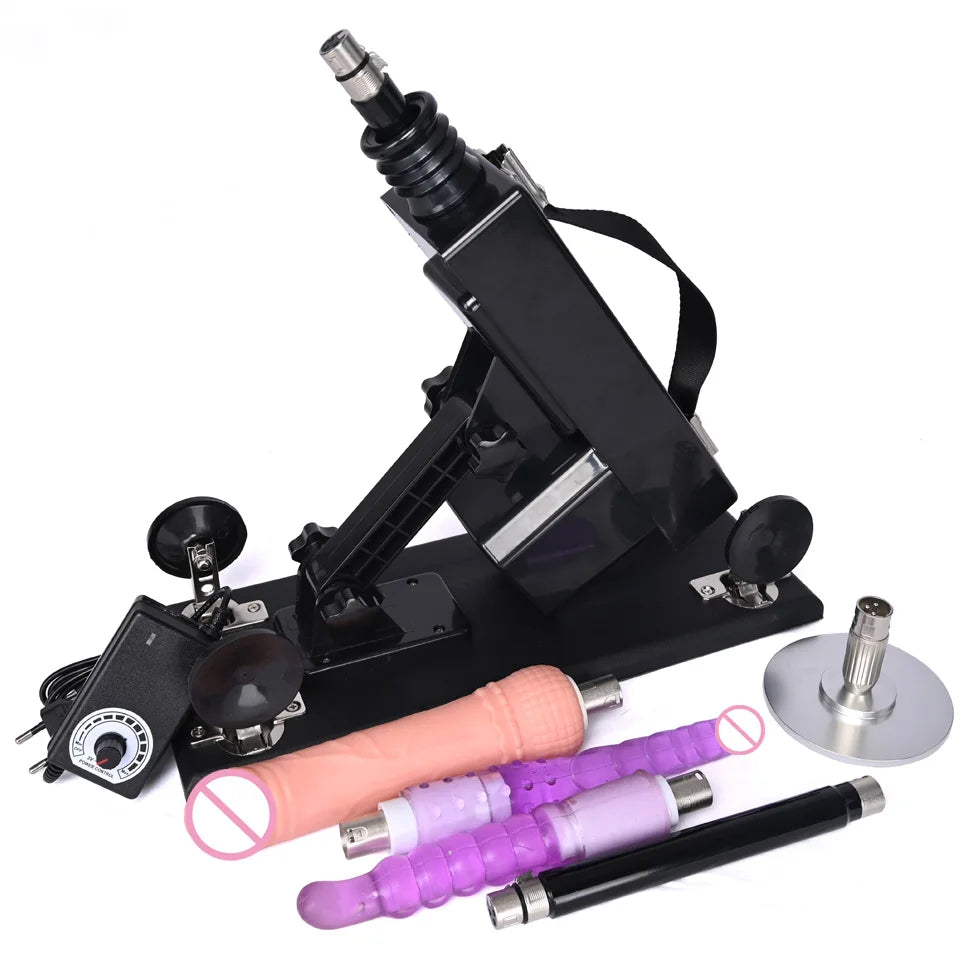 ROUGH BEAST 3XLR Sex Machine with Dildo Attachment for Women and Man Automatic Masturbation Machine Telescopic Sex Toys Products