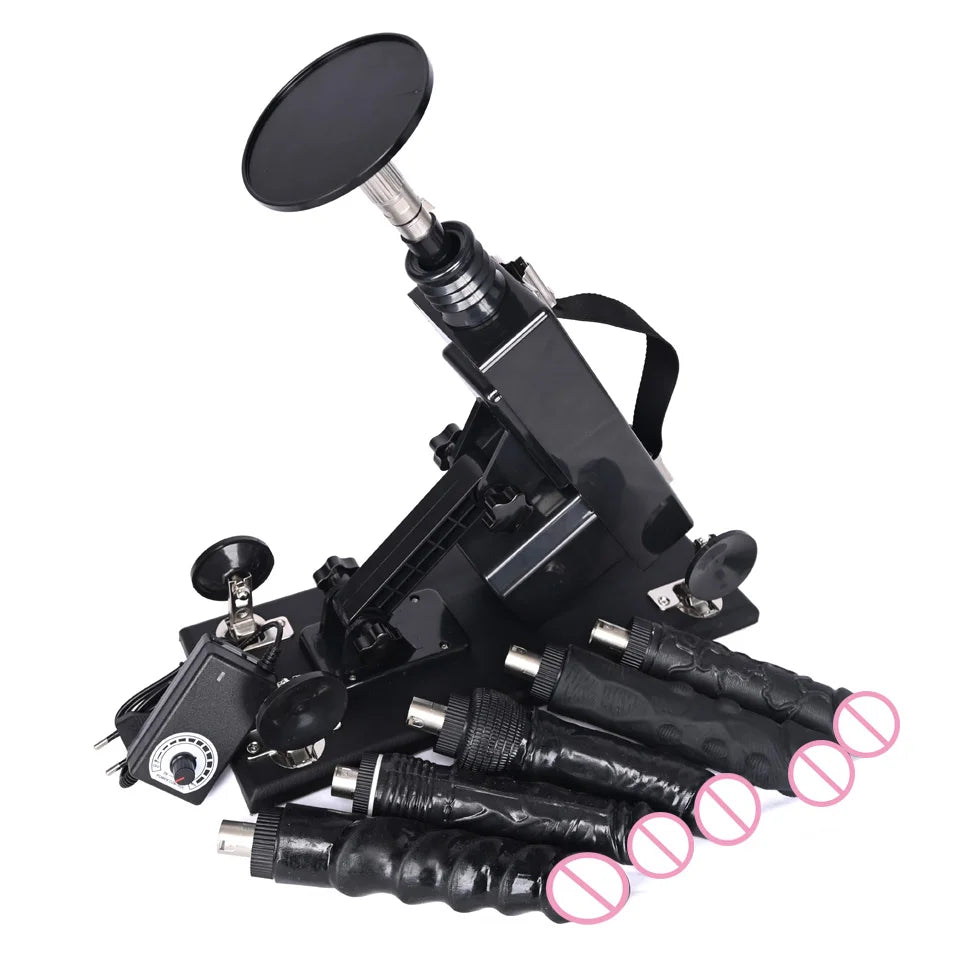 ROUGH BEAST 3XLR Sex Machine with Dildo Attachment for Women and Man Automatic Masturbation Machine Telescopic Sex Toys Products
