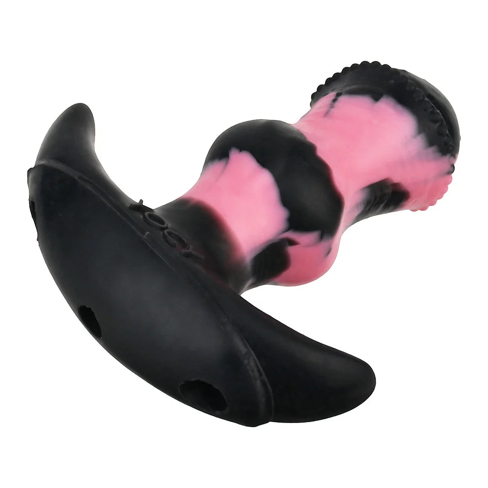 YOCY Mouth Gag Horse Dildo Adjustable Leather Strap on Sex Toy For Couple Game Bondage Muzzles