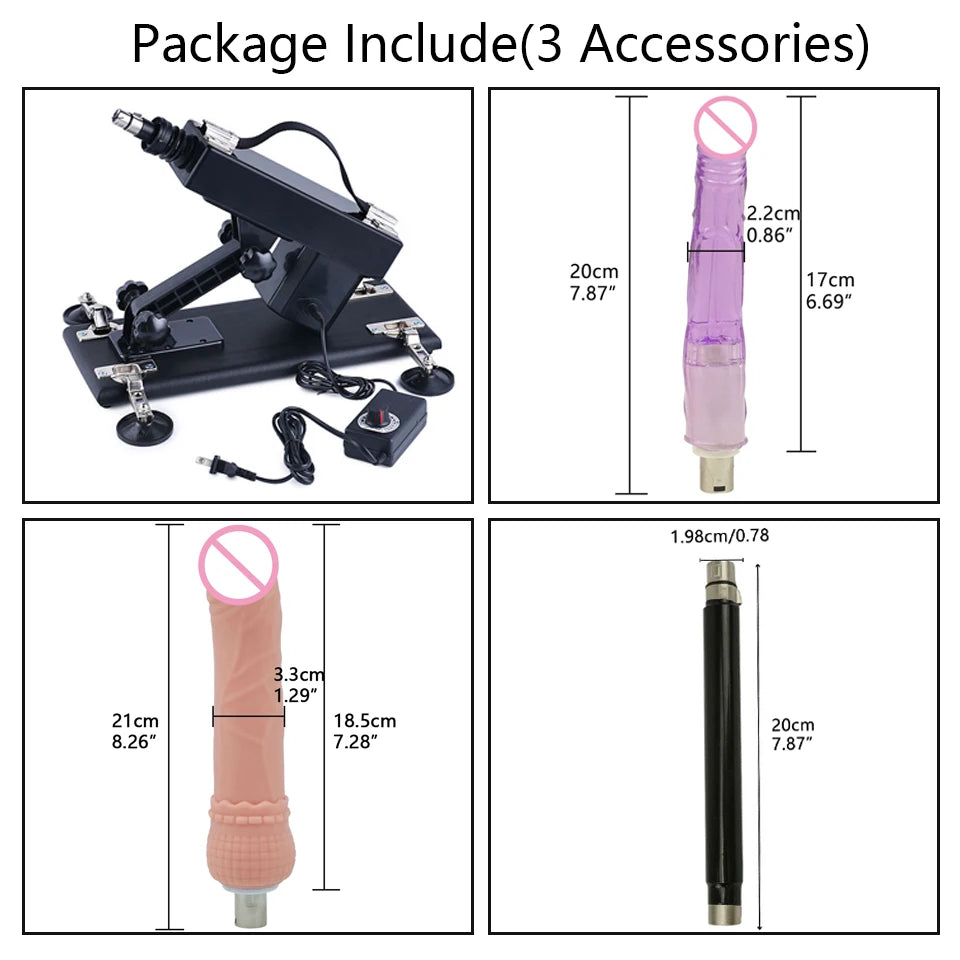 ROUGH BEAST 3XLR Sex Machine with Dildo Attachment for Women and Man Automatic Masturbation Machine Telescopic Sex Toys Products