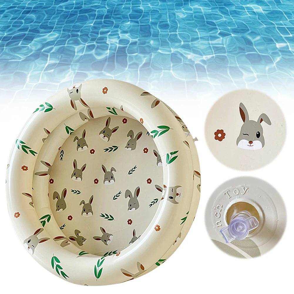 Inflatable Swimming Pool Kids Inflatable Pool anti Slip Bath Swimming Ring PVC round Swim Pool for Indoor Outdoor