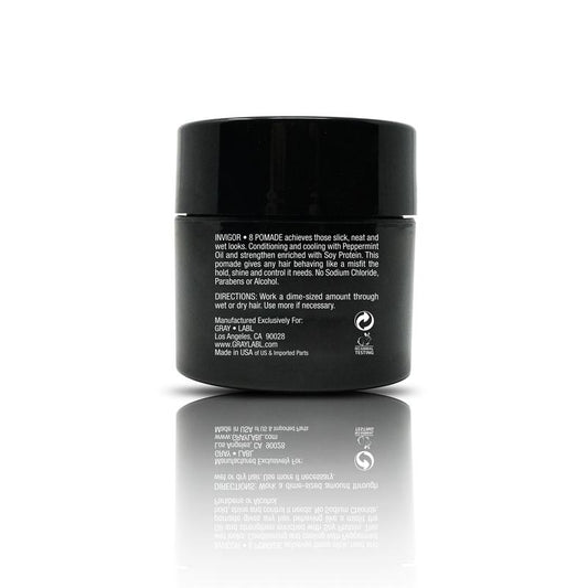 GRAY LABL - INVIGOR • 8 POMADE - PLIABLE WAX STYLER - SLEEK, WET LOOKS STYLER