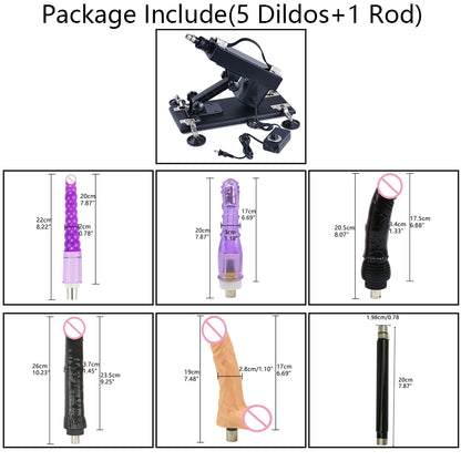 ROUGH BEAST 3XLR Sex Machine with Dildo Attachment for Women and Man Automatic Masturbation Machine Telescopic Sex Toys Products