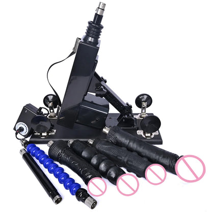 ROUGH BEAST 3XLR Sex Machine with Dildo Attachment for Women and Man Automatic Masturbation Machine Telescopic Sex Toys Products