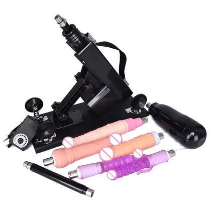 ROUGH BEAST 3XLR Sex Machine with Dildo Attachment for Women and Man Automatic Masturbation Machine Telescopic Sex Toys Products