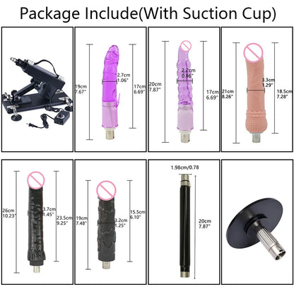 ROUGH BEAST 3XLR Sex Machine with Dildo Attachment for Women and Man Automatic Masturbation Machine Telescopic Sex Toys Products