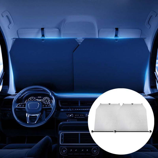 Car Windshield Sun Shade Foldable Car Sunshade Front Window Cover for UV Ray Block & Sun Heat Car Sunshade Umbrella